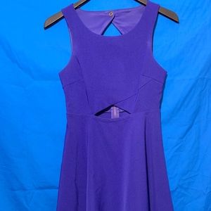 Royal Blue Sparkle and Fade Skater Dress